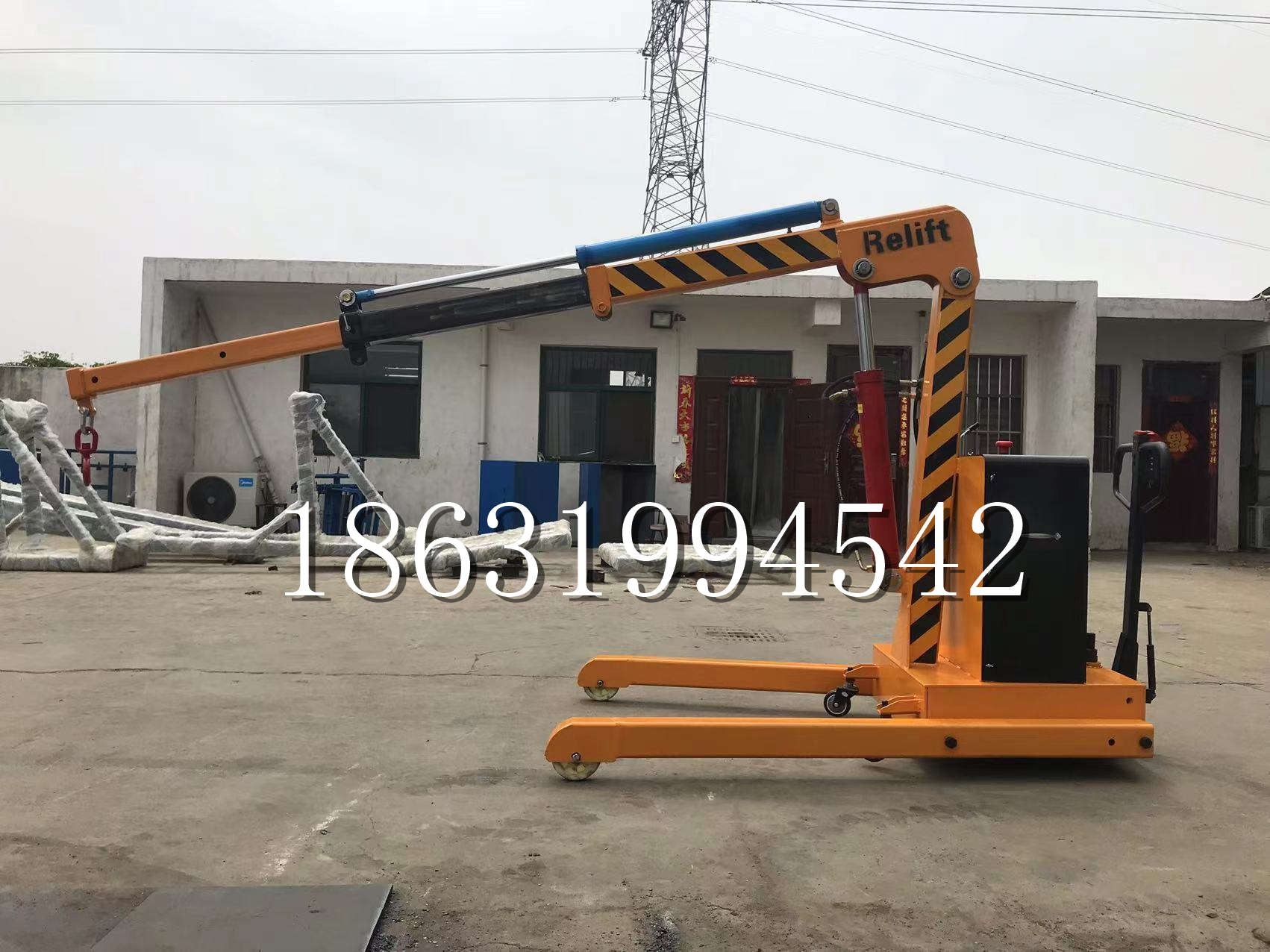 江源区久征定做3吨三轮随车吊 农用园林绿化移树吊 平板工程用小吊机