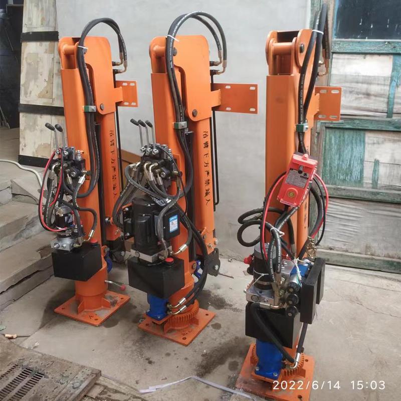 江源区重汽蓝牌随车吊 3.2吨 国六动力强 液压驱动 农用自卸起重机